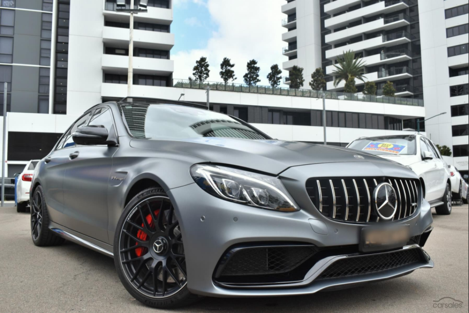 C Class W205 GT Style Chrome Grille For C63 C63S AMG