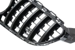 C-Class W205 Gt Style Black Grille For C63 & C63s Amg