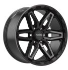 Nomad N232 18x8.5 6x139.7 Gloss Black Dark Tint Wheel & Tyre Package ...