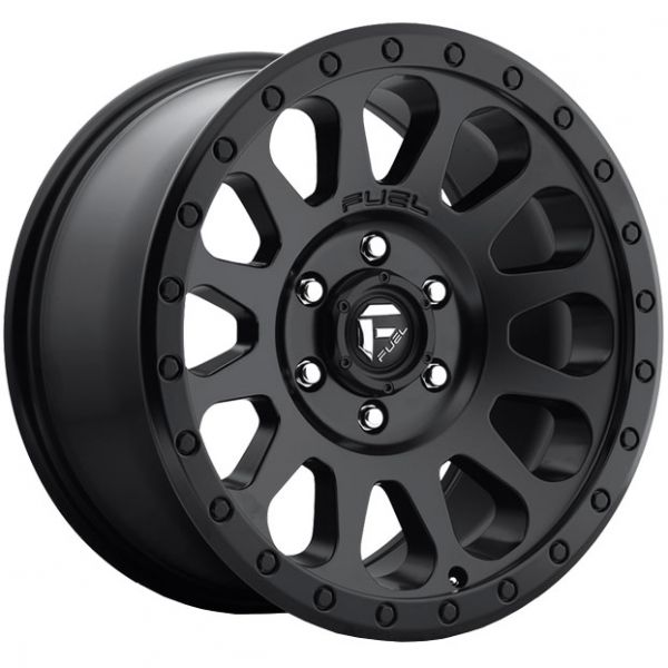 FUEL VECTOR 18X9 5X150 MATTE BLACK wheel & tyre package | Autocraze ...