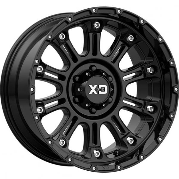 KMC HOSS XD II 18X9 6X139.7 GLOSS BLACK wheel & tyre package ...