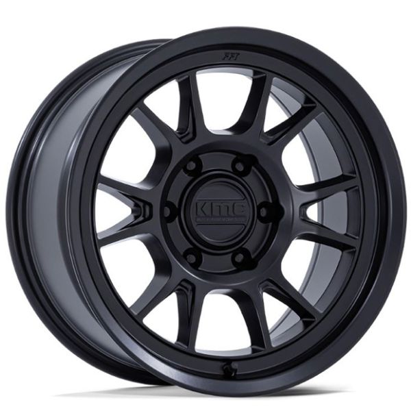 Kmc Range Km729 17x8.5 6x139.7 Matte Black Wheel & Tyre Package ...