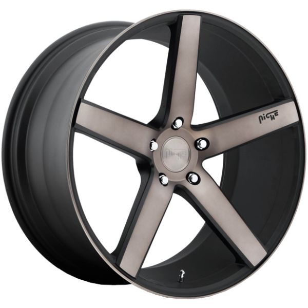 NICHE MILAN SUV 22X10 5X130 MATTE BLACK TINTED FACE wheel & tyre ...