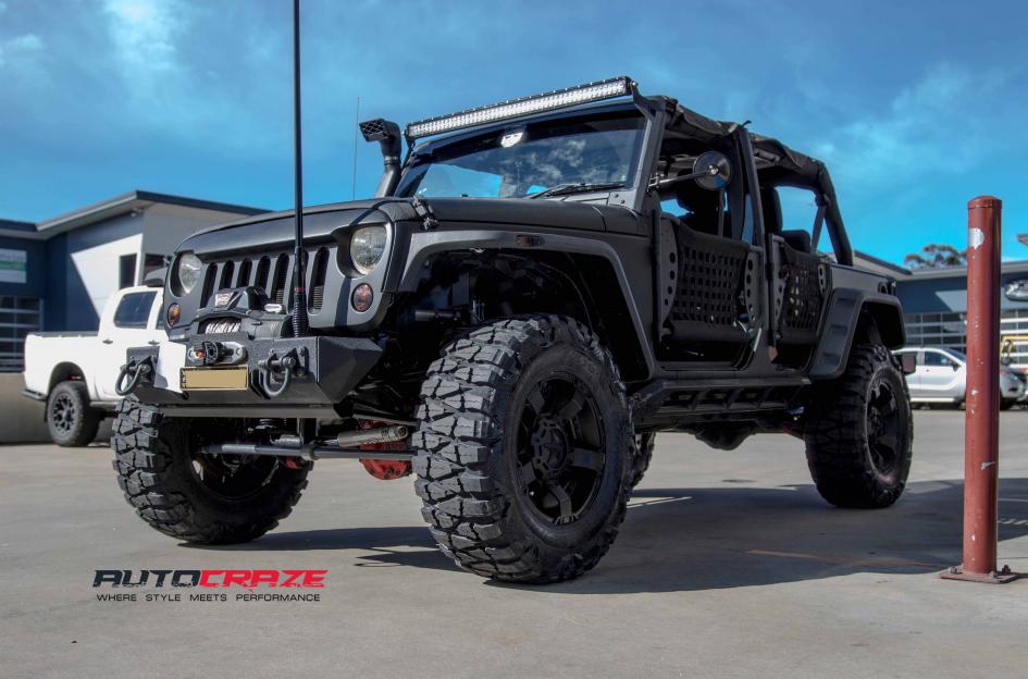 JEEP WRANGLER ROCKSTAR XD 2 MATTE BLACK