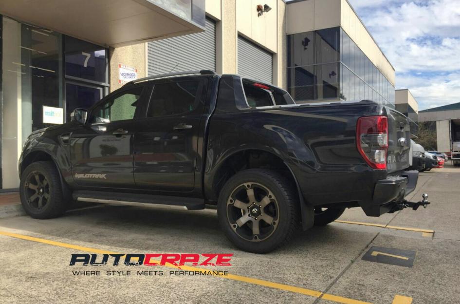 Ford Ranger Beast Black Machined With Dark Tint