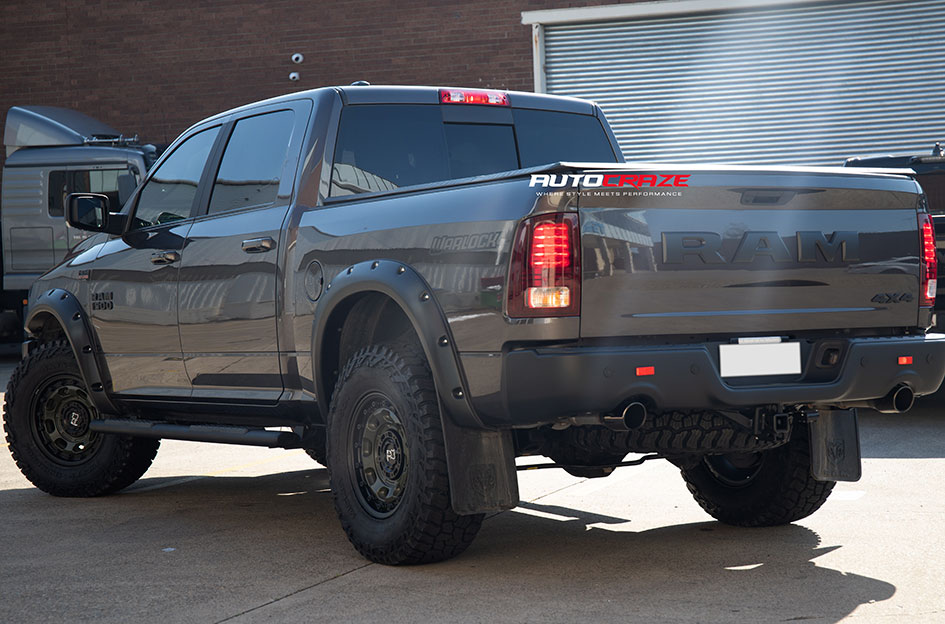 DODGE RAM BLACK RHINO ATLAS OLIVE DRAB GREEN W/ BLACK LIP