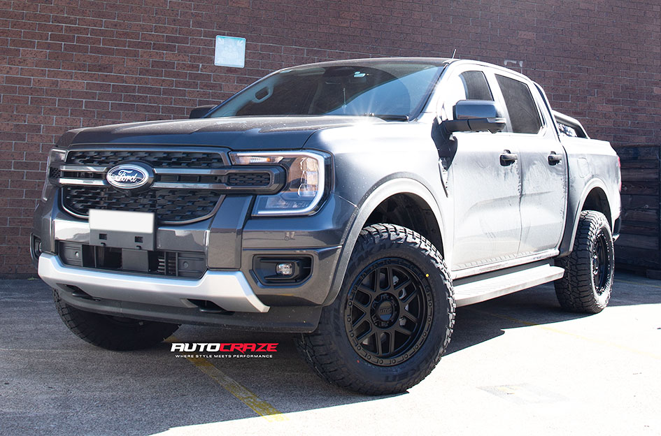 Ford Ranger Next Gen Kmc Km Mesa Satin Black