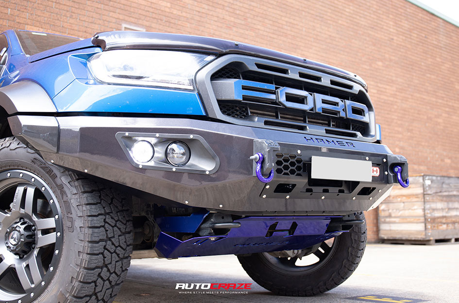 FORD RANGER RAPTOR FUEL ANZA MATTE ANTHRACITE WITH BLACK RING