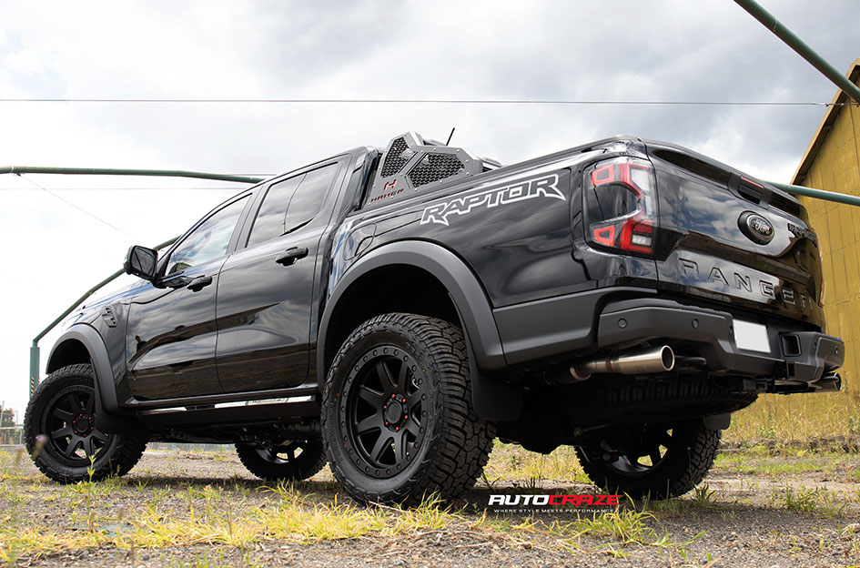 FORD NEXT-GEN RANGER RAPTOR BLACK RHINO BAKER MATTE BLACK