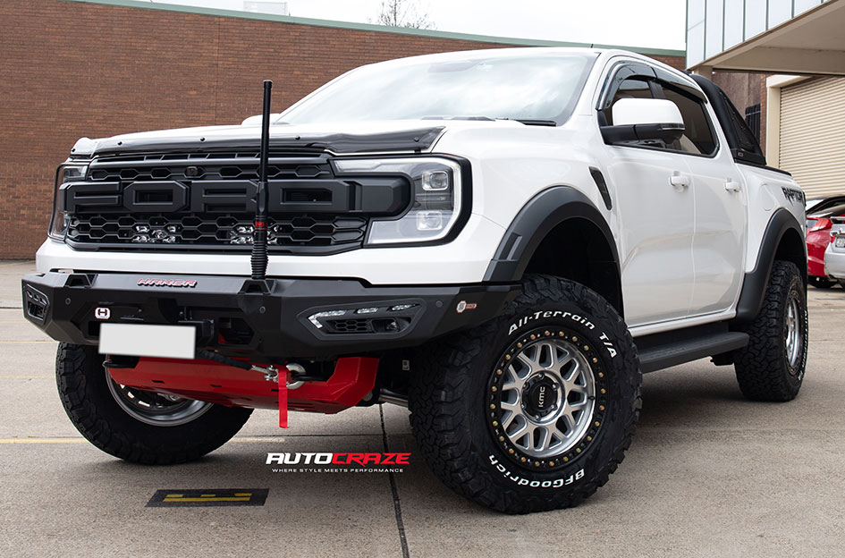 Ford Ranger Raptor Next Gen Kmc Grs Machined W Satin Black Lip