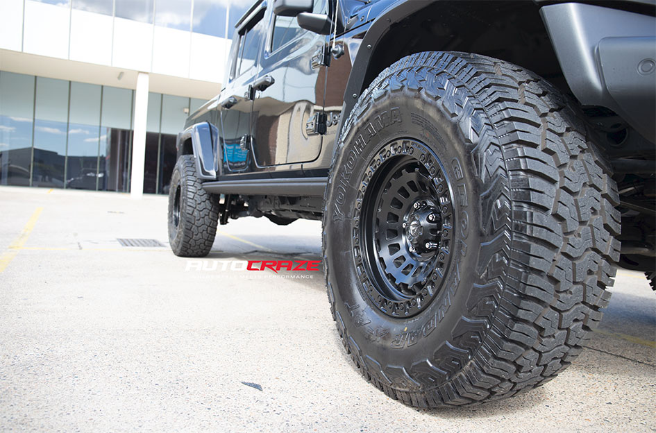 JEEP GLADIATOR FUEL ZEPHYR MATTE BLACK