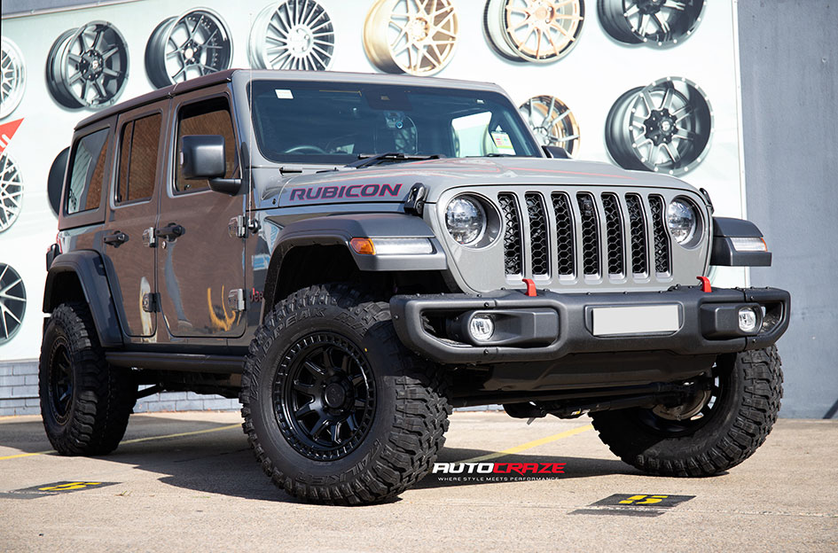 JEEP WRANGLER BLACK RHINO CALICO MATTE BLACK