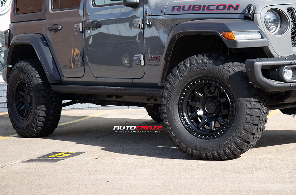 JEEP WRANGLER BLACK RHINO CALICO MATTE BLACK