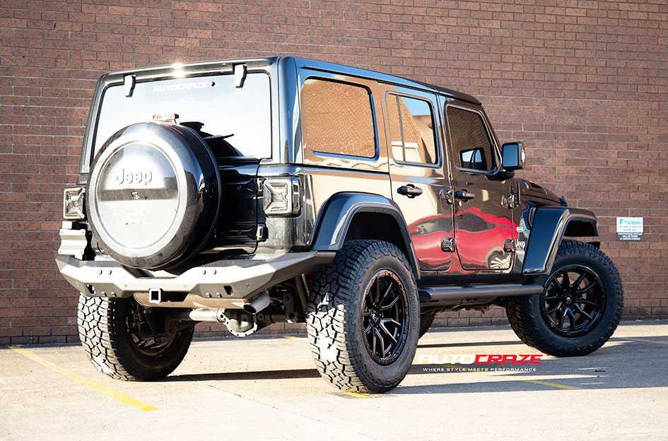 JEEP WRANGLER FUEL REBEL 5 MATTE BLACK