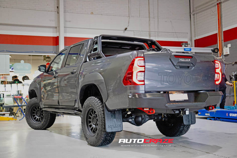 Toyota Hilux Black Rhino Rapid Matte Black