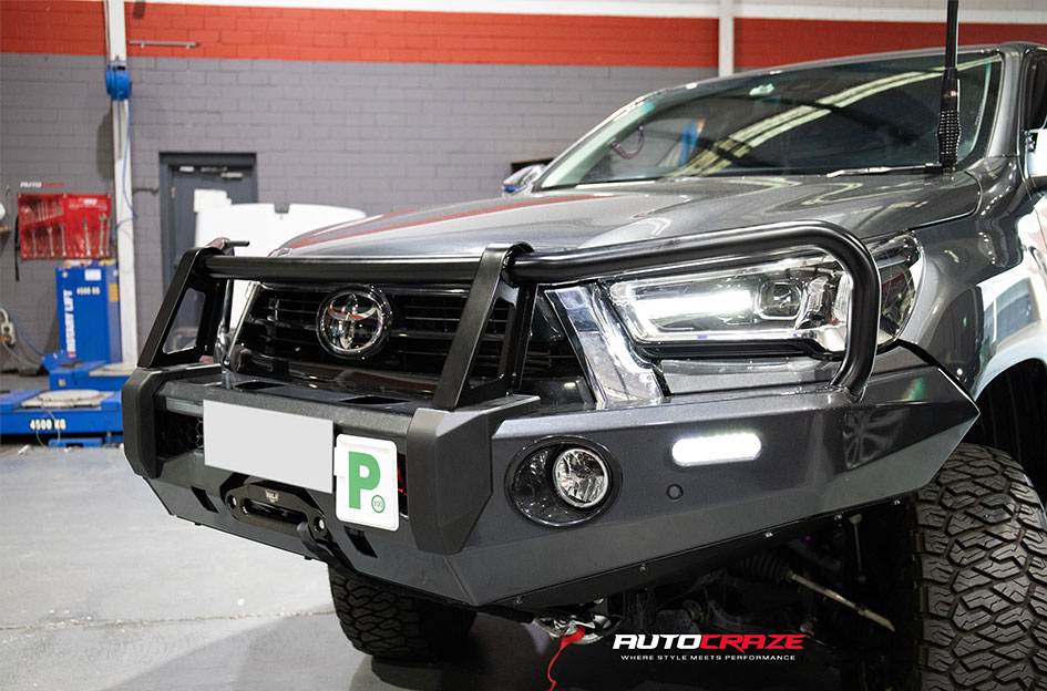 Toyota Hilux Kmc Grs Machined W Satin Black Lip