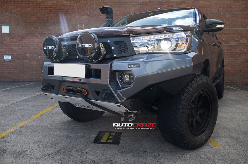 Toyota Hilux Kmc Addict Xd Matte Black