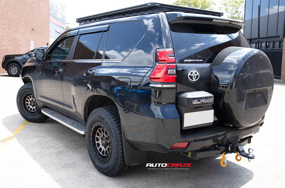 TOYOTA LANDCRUISER PRADO ROH ASSAULT MATT BLACK WITH BLACK BOLTS AND ...