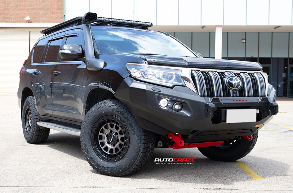 TOYOTA LANDCRUISER PRADO ROH ASSAULT MATT BLACK WITH BLACK BOLTS AND ...