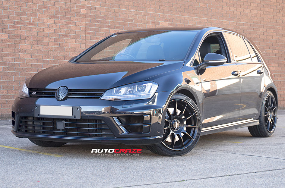 VOLKSWAGEN GOLF R ROTIFORM DTM SATIN BLACK