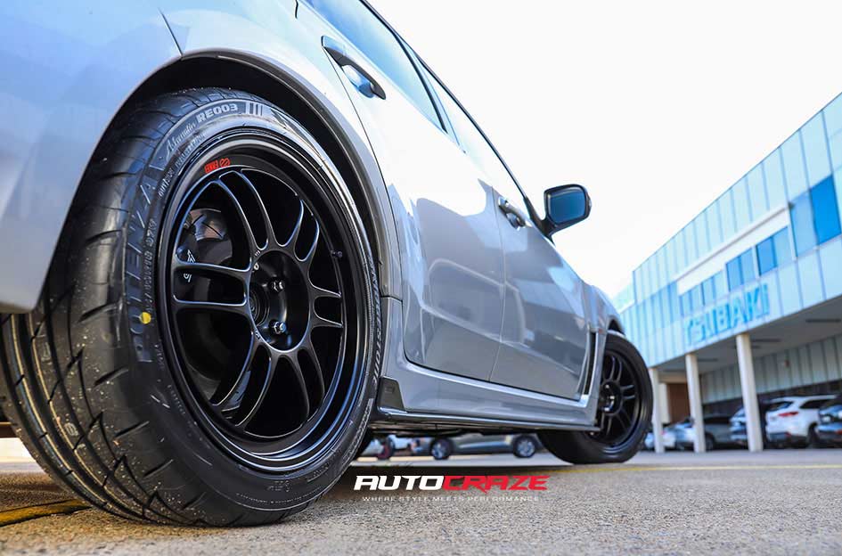 ENKEI RPF1 17X7 5X114.3 MATTE BLACK WHEEL & TYRE PACKAGE Rims | Rims ...