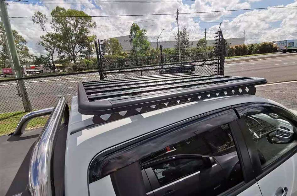 Alloy Roof Rack Platform Set Black