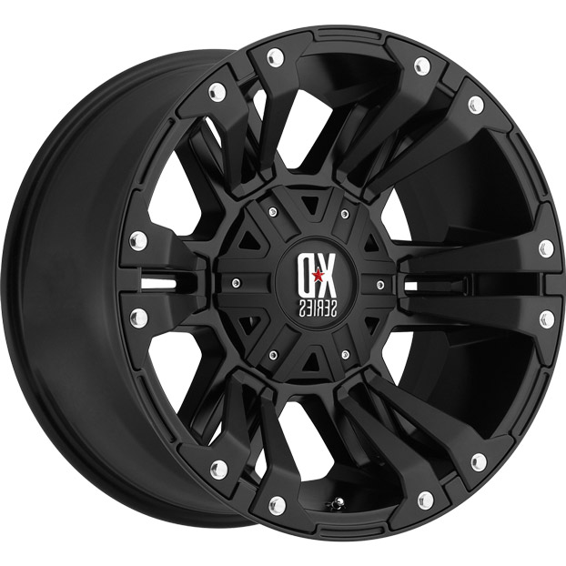 KMC MONSTER 2 XD822 17X9 5X127 MATTE BLACK Rims | KMC MONSTER 2 XD822 ...