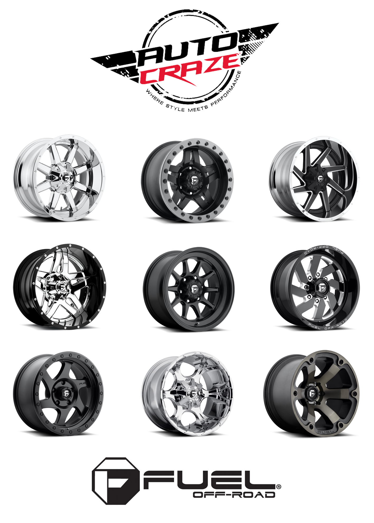 Fuel Rims | Buy High Quality Tough 4WD Fuel Wheels For Sale