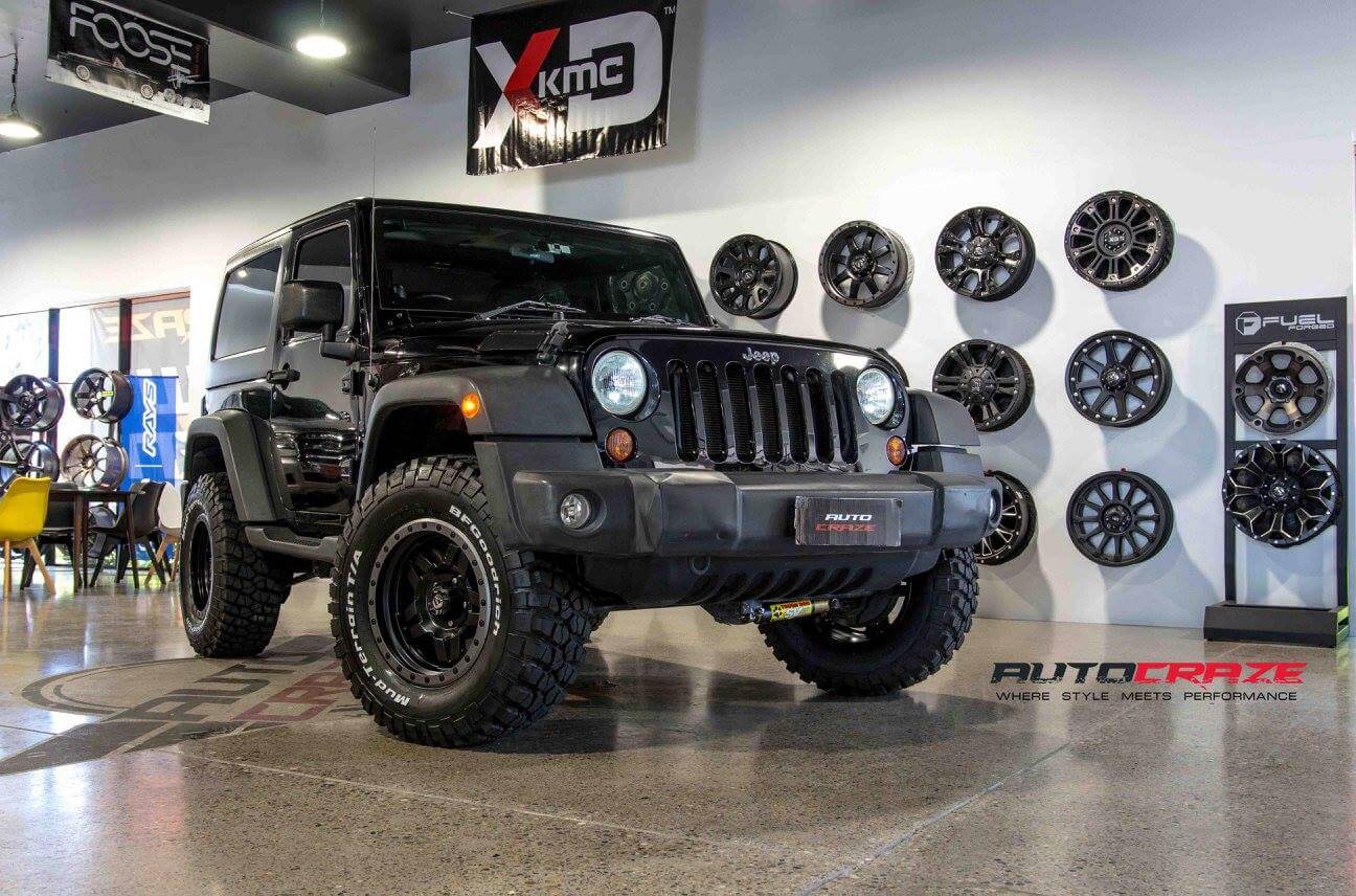 Black Jeep Rims | 4x4 Load Rated Black Jeep wheels And Tyres | Autocraze  1800 099 634