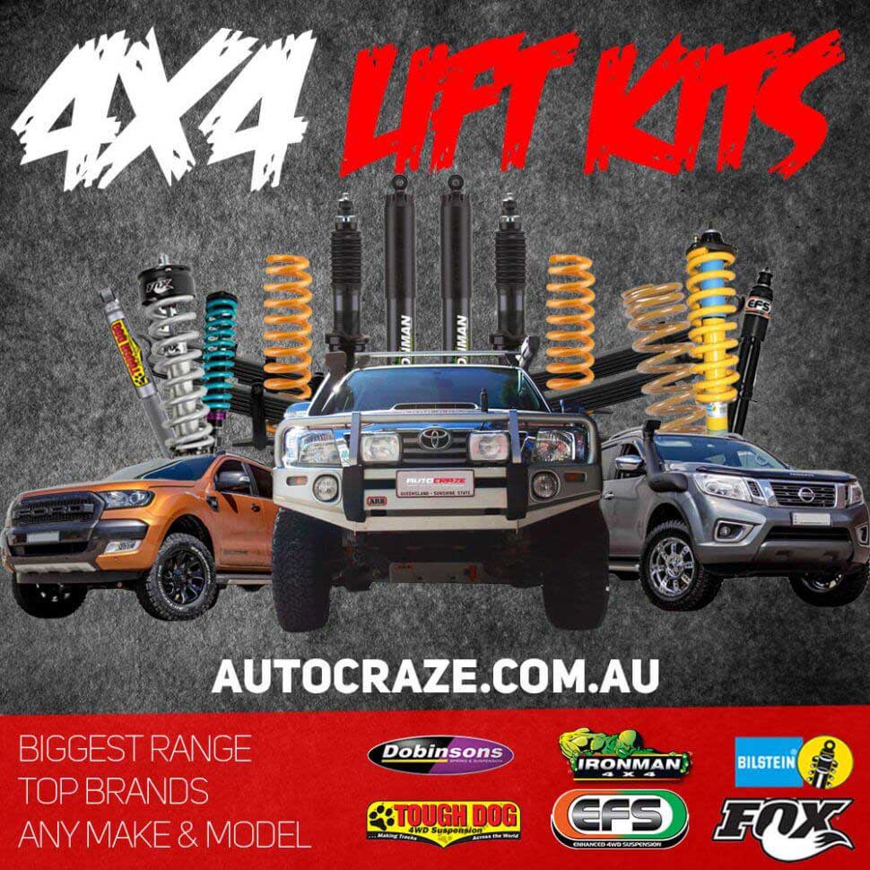 Toyota Landcruiser 4x4 lift kits. Photo was taken at AutoCraze 5/95-99 Silverwater Rd NSW 2128.