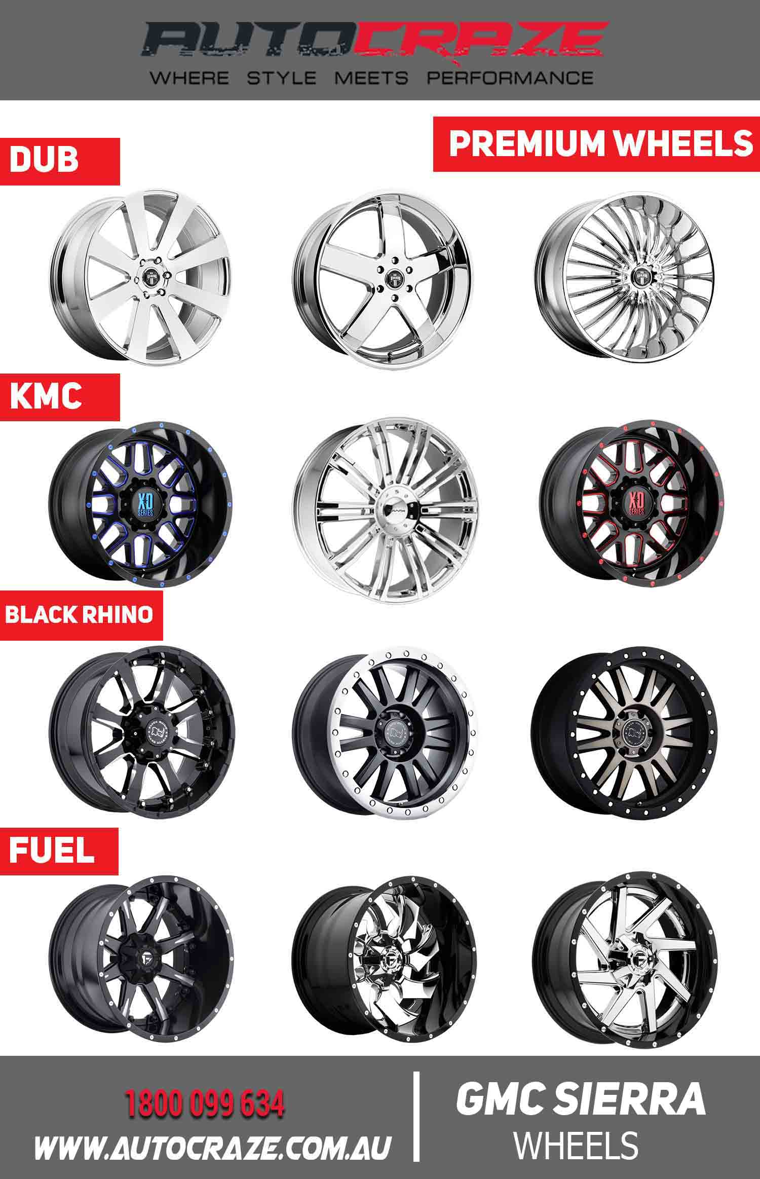 GMC SIERRA WHEELS | GMC SIERRA WHEELS & TYRE FOR SALE AUSTRALIA ...