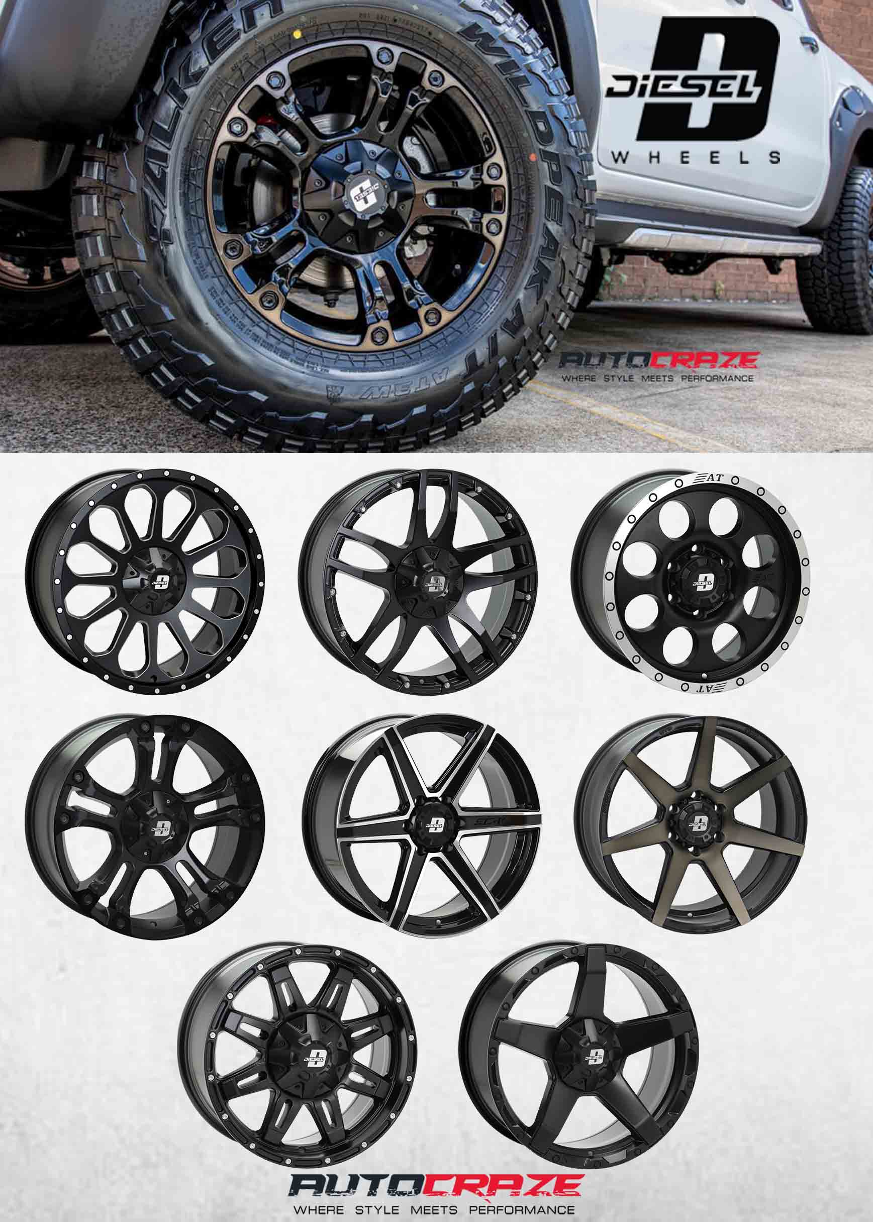 Diesel Avalanche Wheel | Top Quality Diesel wheels at AutoCraze ...