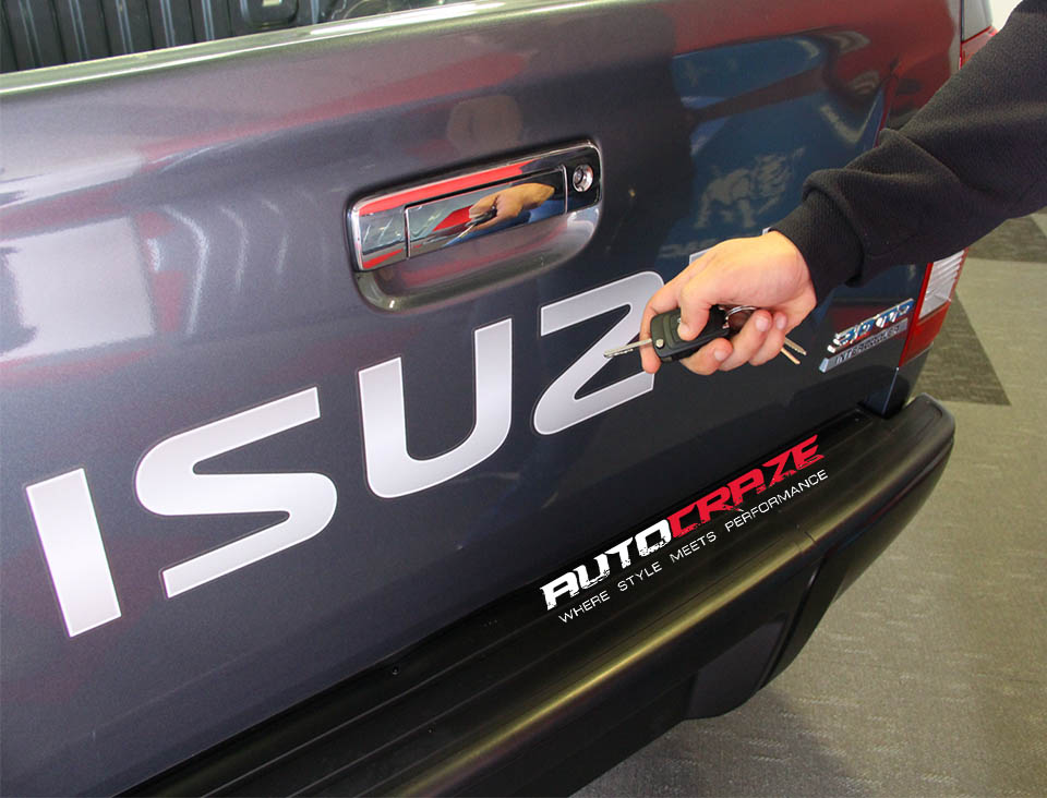 Isuzu D Max Tailgate Lock | D Max Central Locking System | Autocraze ...