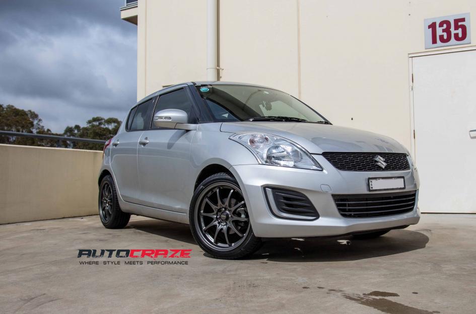 SUZUKI SWIFT ROTATE GUN METALLIC MATTE | Car gallery|- Auto Craze