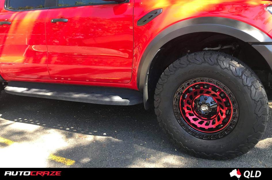 FORD RANGER RAPTOR ZOMBIE GLOSS BLACK MACHINED RED 1610584202 | Car ...