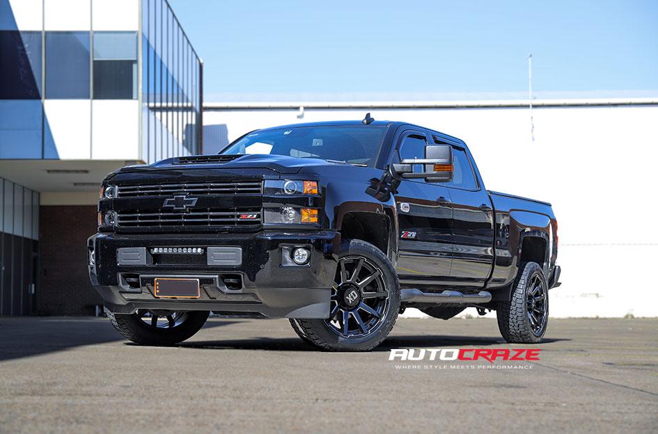 CHEVROLET SILVERADO OUTBREAK XD847 GLOSS BLACK MILLED 1598928267 | Car ...