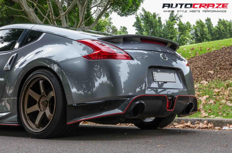 NISSAN 370Z TE37 ULTRA BRONZE | Car gallery|- Auto Craze