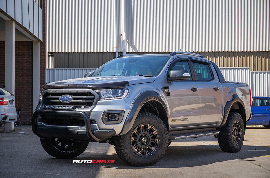 FORD RANGER HOSS XD II SATIN BLACK DARK TINT 1607127927 | Car gallery ...