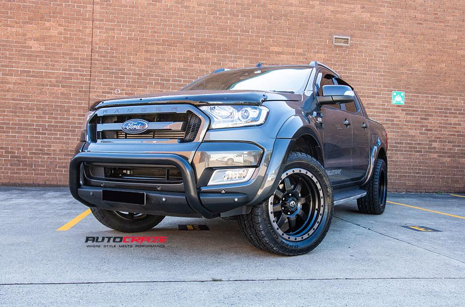 FORD RANGER TROPHY MATTE BLACK WITH ANTHRACITE RING 1526528439 | Car ...