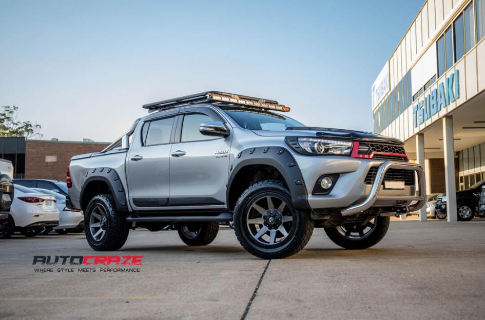 TOYOTA HILUX 4WD WILDCAT MATTE GUN METAL 1523517173 | Car gallery ...