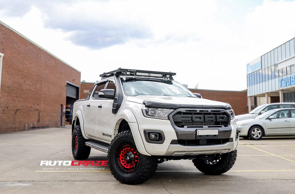 FORD RANGER ZOMBIE GLOSS BLACK MACHINED RED 1598053207 | Car gallery ...