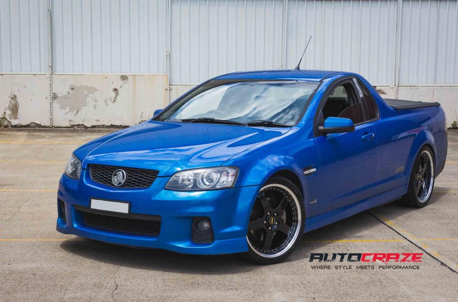 HOLDEN COMMODORE VE UTE FR 1 BLACK MACHINED LIP | Car gallery|- Auto Craze