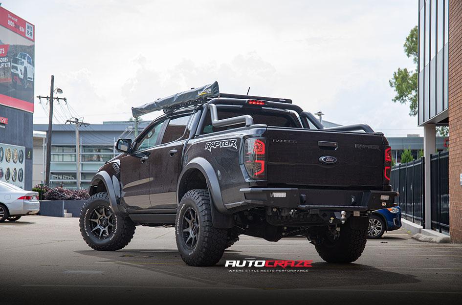 FORD RANGER RAPTOR TROPHY MATTE BLACK W BLACK BOLT GRAPHITE FACE ...